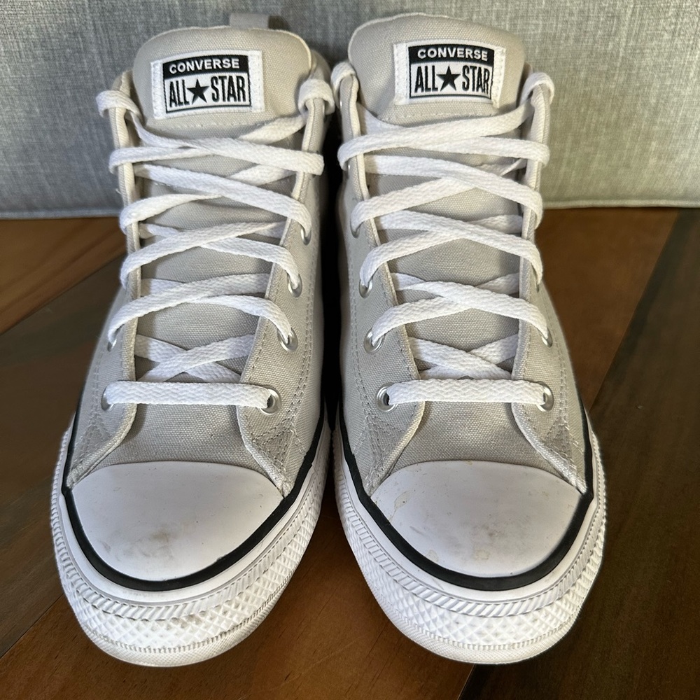Converse Chuck Taylor All Star Street Mid Canvas Like New Size 10.5M 12.5 W